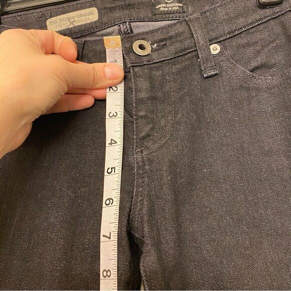 Adriano Goldschmied tuxedo legging super skinny jeans black low - Size 25 - Picture 9 of 11